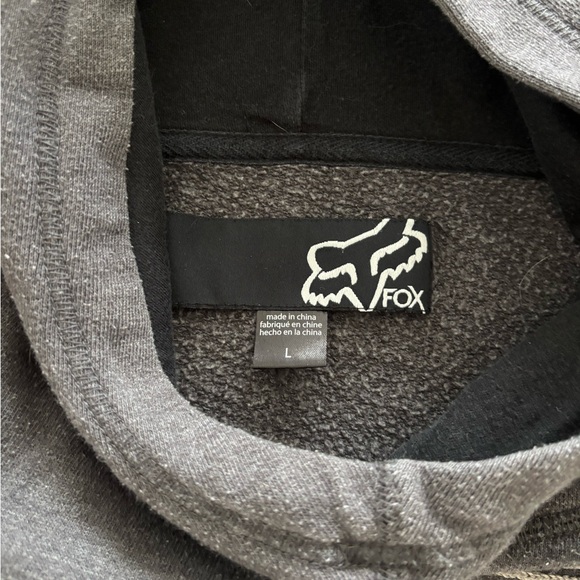Women’s Y2K Grey FOX Racing Hoodie Size L - Picture 4 of 4